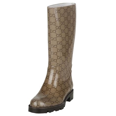 gucci womens rain boots|thigh high gucci boots.